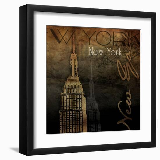 NY NY NY-Jace Grey-Framed Art Print