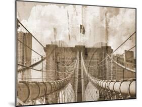 NY on Canvas-Sheldon Lewis-Mounted Art Print