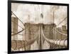 NY on Canvas-Sheldon Lewis-Framed Art Print