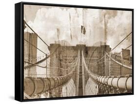 NY on Canvas-Sheldon Lewis-Framed Stretched Canvas