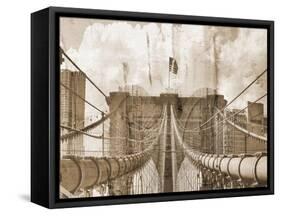 NY on Canvas-Sheldon Lewis-Framed Stretched Canvas