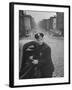 Ny Patrolman James Murphy Standing by His 23 Precinct Squad Car on Street of His East Harlem Beat-Tony Linck-Framed Photographic Print