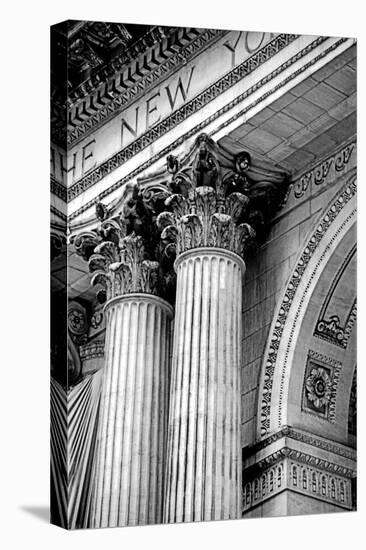 NY Public Library I-Jeff Pica-Stretched Canvas