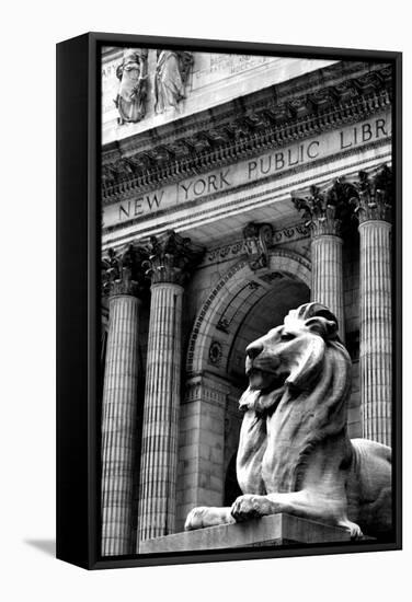 NY Public Library III-Jeff Pica-Framed Stretched Canvas