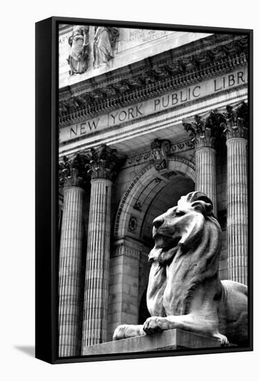 NY Public Library III-Jeff Pica-Framed Stretched Canvas