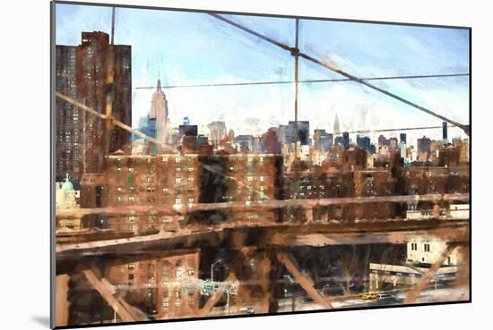 NY Skyline-Philippe Hugonnard-Mounted Giclee Print