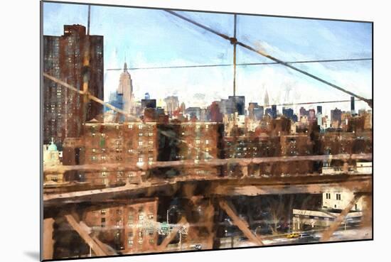 NY Skyline-Philippe Hugonnard-Mounted Giclee Print