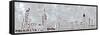 NY Skyline-Diane Stimson-Framed Stretched Canvas