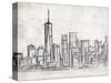 NY Skyline-OnRei-Stretched Canvas