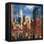 NY Streets-Didier Lourenco-Framed Stretched Canvas