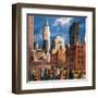 NY Streets-Didier Lourenco-Framed Art Print