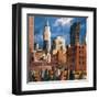 NY Streets-Didier Lourenco-Framed Art Print