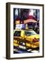 NY Taxi-Philippe Hugonnard-Framed Giclee Print