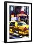 NY Taxi-Philippe Hugonnard-Framed Giclee Print