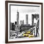 NY Taxis Bridge-Philippe Hugonnard-Framed Giclee Print