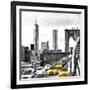 NY Taxis Bridge-Philippe Hugonnard-Framed Giclee Print