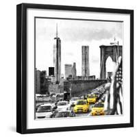 NY Taxis Bridge-Philippe Hugonnard-Framed Giclee Print