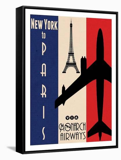 NY to Paris-Jason Giacopelli-Framed Stretched Canvas