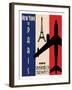 NY to Paris-Jason Giacopelli-Framed Art Print