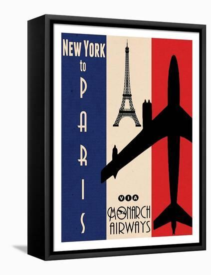 NY to Paris-Jason Giacopelli-Framed Stretched Canvas