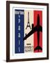 NY to Paris-Jason Giacopelli-Framed Art Print