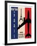 NY to Paris-Jason Giacopelli-Framed Art Print