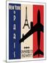 NY to Paris-Jason Giacopelli-Mounted Art Print