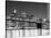 NY - Towers and Spot Lights-Jerry Driendl-Stretched Canvas