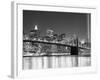 NY - Towers and Spot Lights-Jerry Driendl-Framed Photographic Print