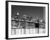 NY - Towers and Spot Lights-Jerry Driendl-Framed Photographic Print