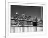 NY - Towers and Spot Lights-Jerry Driendl-Framed Photographic Print