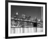 NY - Towers and Spot Lights-Jerry Driendl-Framed Photographic Print