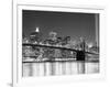 NY - Towers and Spot Lights-Jerry Driendl-Framed Photographic Print