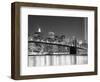 NY - Towers and Spot Lights-Jerry Driendl-Framed Premium Photographic Print