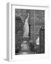 NY - Towers and Statue-Jerry Driendl-Framed Photographic Print