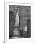 NY - Towers and Statue-Jerry Driendl-Framed Photographic Print