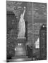 NY - Towers and Statue-Jerry Driendl-Mounted Photographic Print