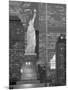 NY - Towers and Statue-Jerry Driendl-Mounted Photographic Print