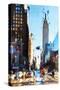 NY Walkers - In the Style of Oil Painting-Philippe Hugonnard-Stretched Canvas