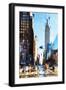 NY Walkers - In the Style of Oil Painting-Philippe Hugonnard-Framed Giclee Print