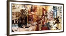 NY Wall Street-Sven Pfrommer-Framed Giclee Print