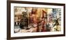 NY Wall Street-Sven Pfrommer-Framed Giclee Print