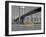 NY Water Taxi under Brooklyn Bridge-Phil Maier-Framed Art Print