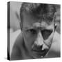 Ny Yankee Baseball Player Mickey Mantle in Backyard at Home-Ralph Morse-Stretched Canvas
