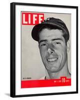 NY Yankee slugger Joe DiMaggio, May 1, 1939-Carl Mydans-Framed Photographic Print