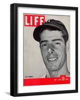 NY Yankee slugger Joe DiMaggio, May 1, 1939-Carl Mydans-Framed Photographic Print