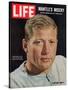 NY Yankee Slugger Mickey Mantle, July 30, 1965-John Dominis-Stretched Canvas