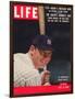 NY Yankee Slugger Mickey Mantle, June 25, 1956-null-Framed Photographic Print