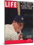 NY Yankee Slugger Mickey Mantle, June 25, 1956-null-Mounted Premium Photographic Print