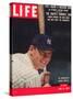 NY Yankee Slugger Mickey Mantle, June 25, 1956-null-Stretched Canvas